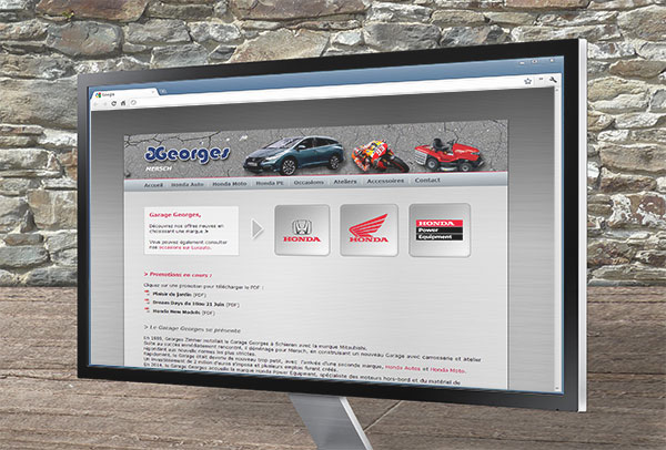 Site web pour Garage Georges