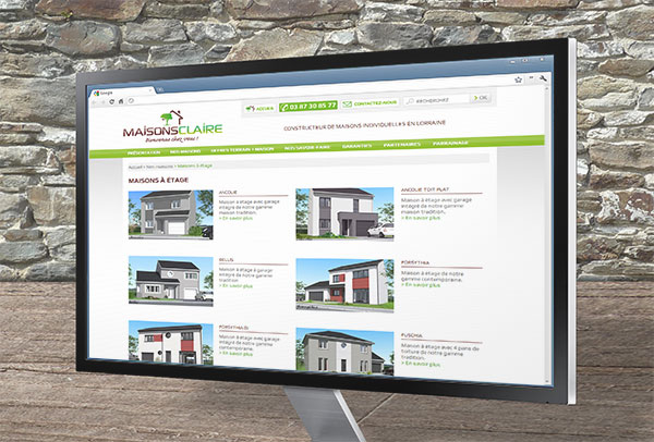 Site web- vue n°2 -Maisons Claire