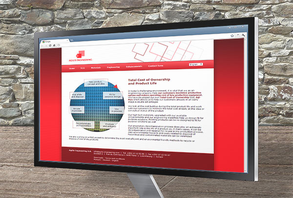 Site web- vue n°3 -Agilis Engineering